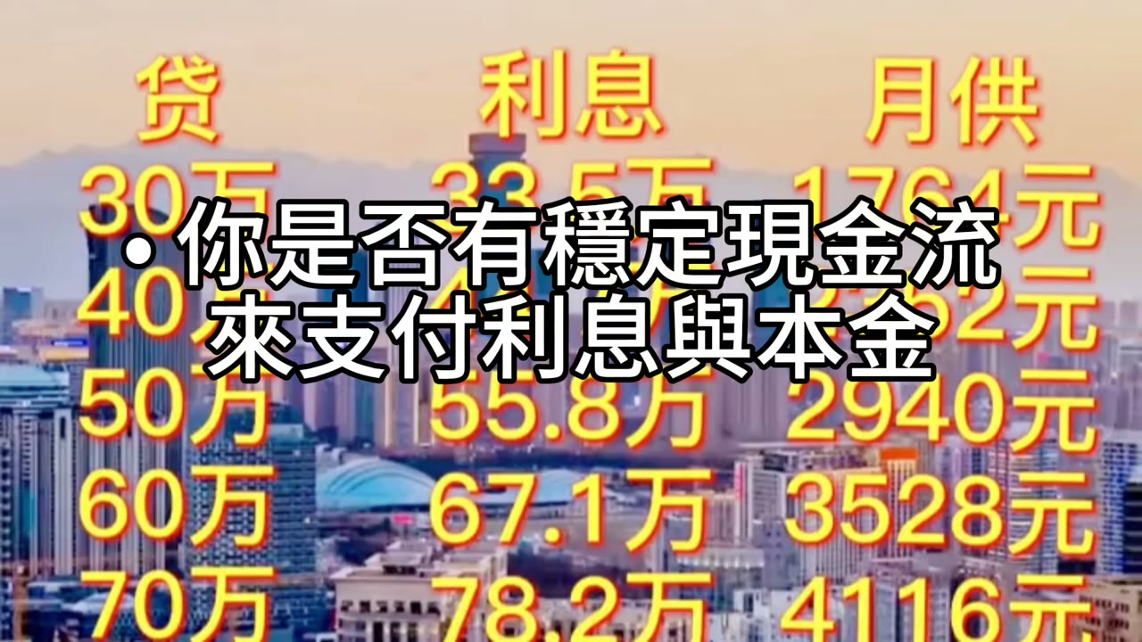 房貸不是提款機：現金流才是投資的基石
