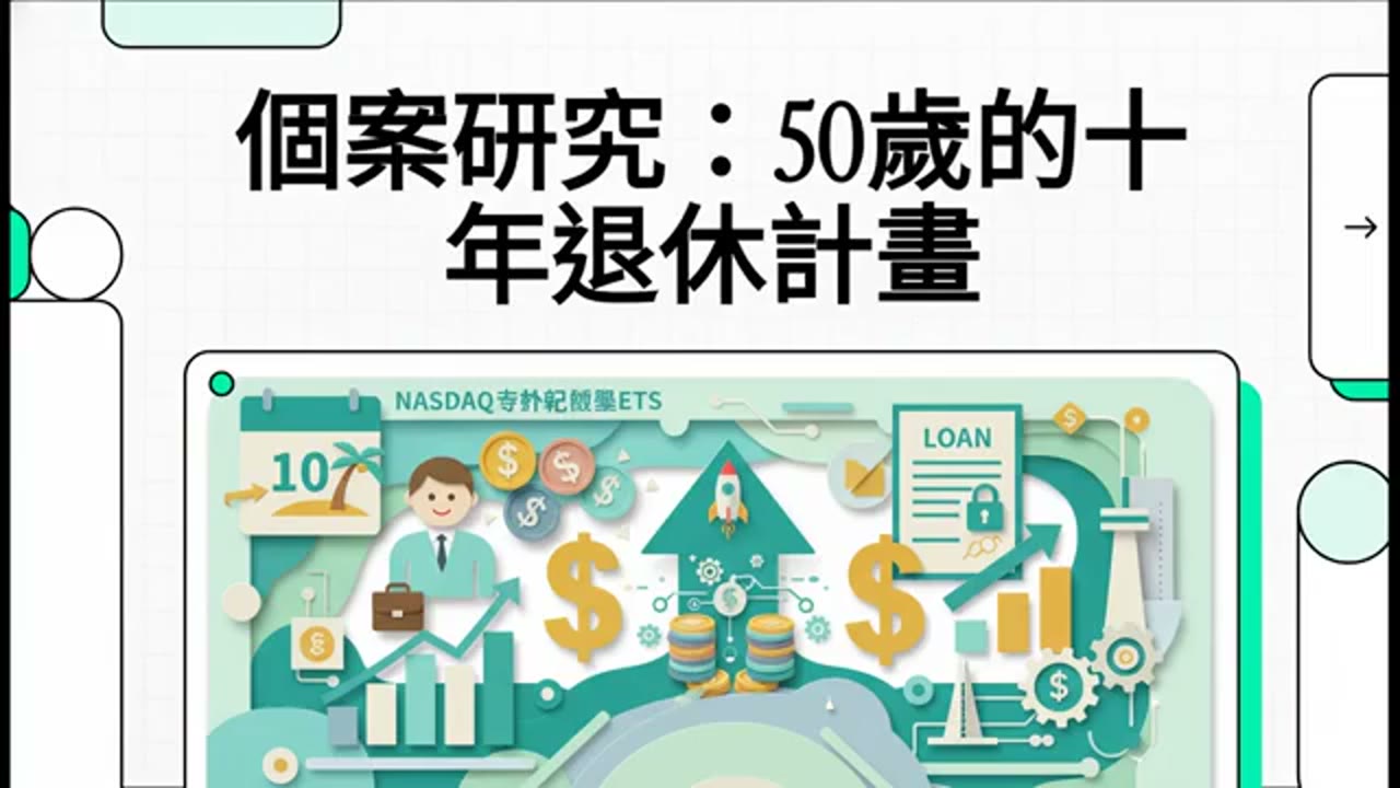 50歲月薪16萬，用信貸2百萬加速滾雪球！十年翻三倍、月領12萬退休生活