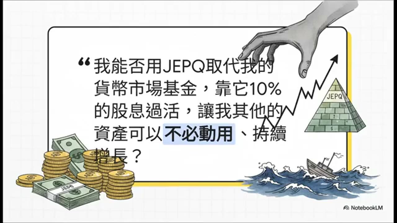 JEPQ配息不等於穩定現金流：沒現金時，你可能被迫殺低