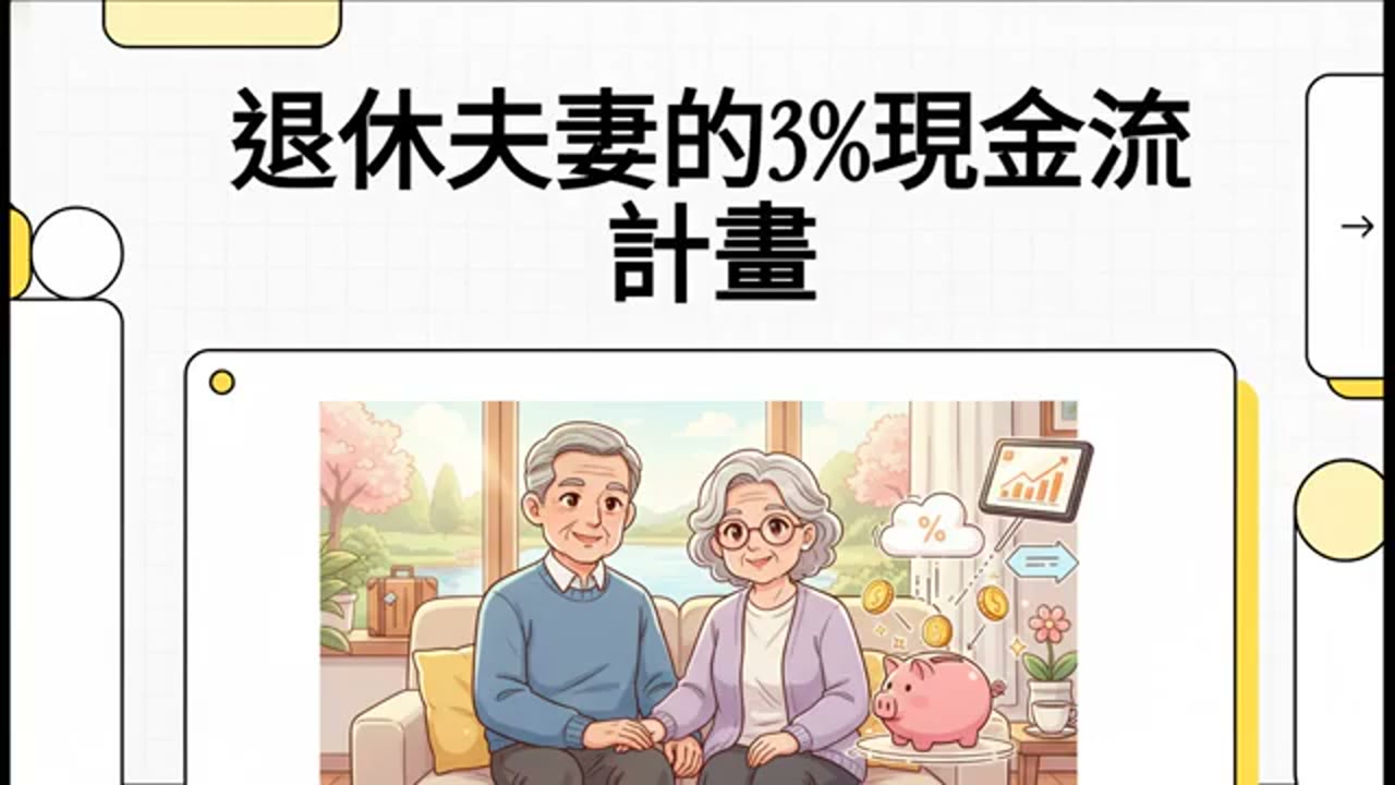 60歲退休夫妻：賣掉餐廳與房產，用QQQI股息＋2.5%質押，246萬資產安心只提3%