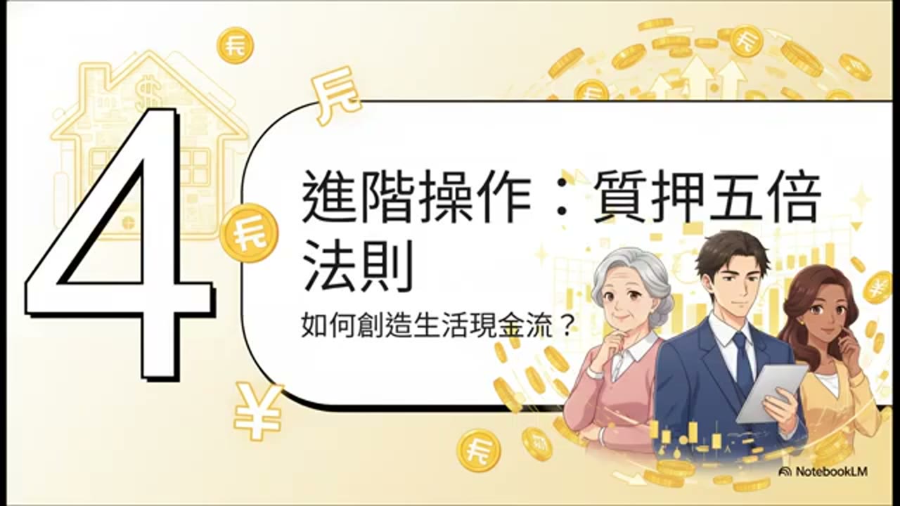 2500萬房貸投資術；質押五倍法則公開；質押利息不用愁